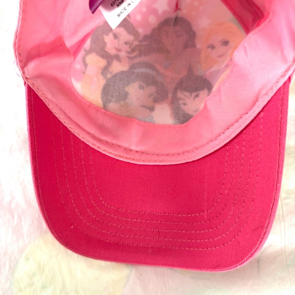 NWOT Disney Princess Pink Baseball Cap for Kids Toddler - Picture 5 of 11